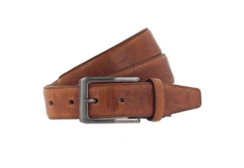 Vanzetti Ledergürtel mit Dornschließe in Braun 90 - Hochwertiger Herren-Ledergürtel aus Leder, 3,5 cm breit, mit eleganter Dornschließe – perfekt für stilvolle Outfits.