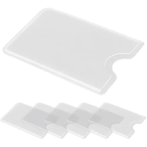 Transparente kartenhülle hartplastik,kartenschutz,card case,ec karten schutzhülle,kreditkartenhülle,scheckkartenhülle,kartenschutzhülle für ec karte bankkarten kreditkarten für ihre Geldbörse 6 x