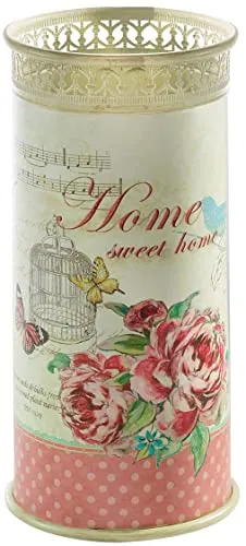 Kobolo Schirmständer mit Rosendekor in rot von Kobolo