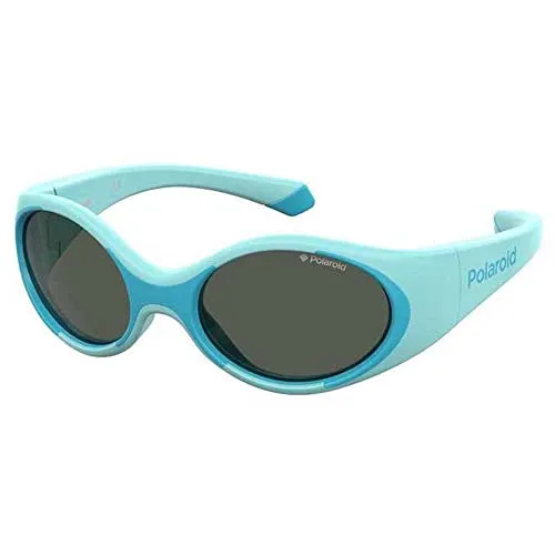Polaroid KIDS Unisex Adults’ PLD 8037/S Sunglasses, Azure, 43