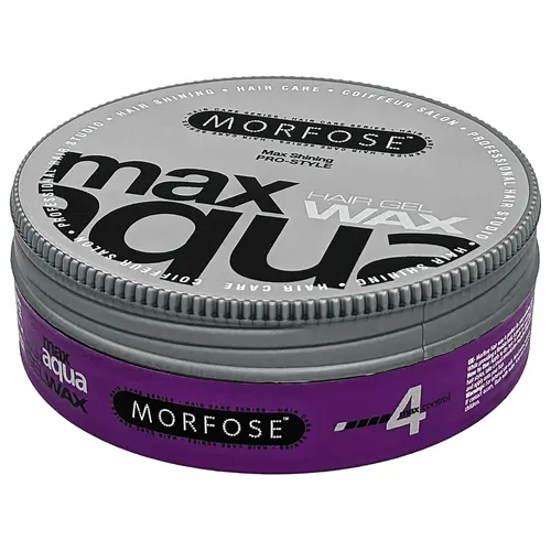 Morfose Wax Aqua Gel Max 175ml ein hochglänzendes Gel für das Haarstyling