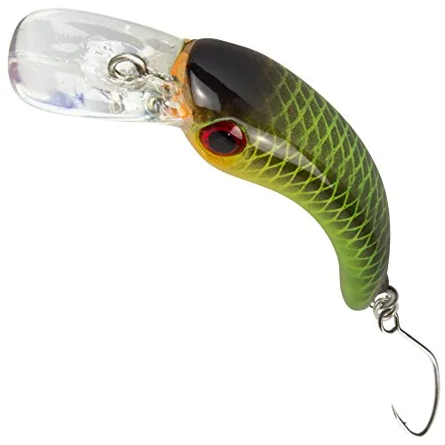 FTM Unisex – Erwachsene 10C8900069C10 Wobbler Masu 1,2g 2,9cm-Forellenwobbler zum Spinnangeln, Miniwobbler zum Forellenangeln, Forellenköder zum Spinnfischen, Farbe:schwarz/grün/orange, Bunt, Normal