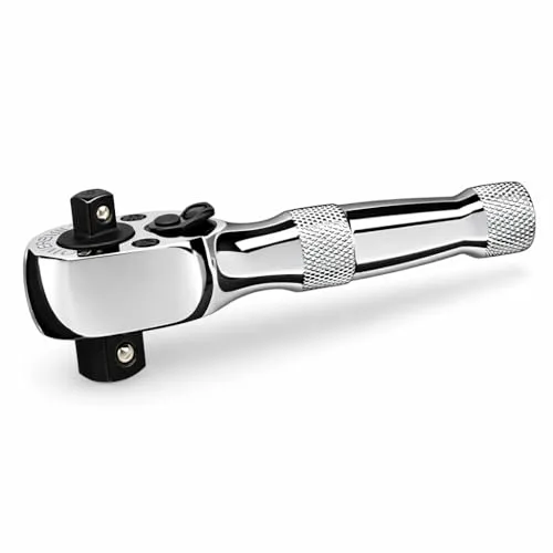 Powerbuilt Stubby Ratsche, Doppelkopf-Ratsche, 1/4 Zoll und 3/8 Zoll