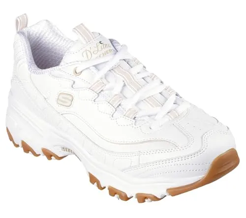 Skechers D'Lites 149807 Damen Turnschuhe - Sneaker mit dämpfendem Skechers Air-Cooled Memory Foam Fußbett für ultimativen Komfort. Ideal für sportliche Aktivitäten und lässige Outfits.