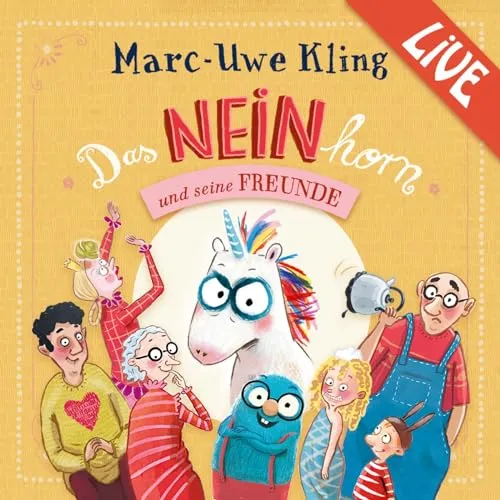 Das NEINhorn und seine Freunde - Marc-Uwe Kling liest live: 3 CDs - Hörbücher mit Live-Lesungen von Marc-Uwe Kling, perfekte Unterhaltung für Groß und Klein, die Geschichten zum Leben erwecken.