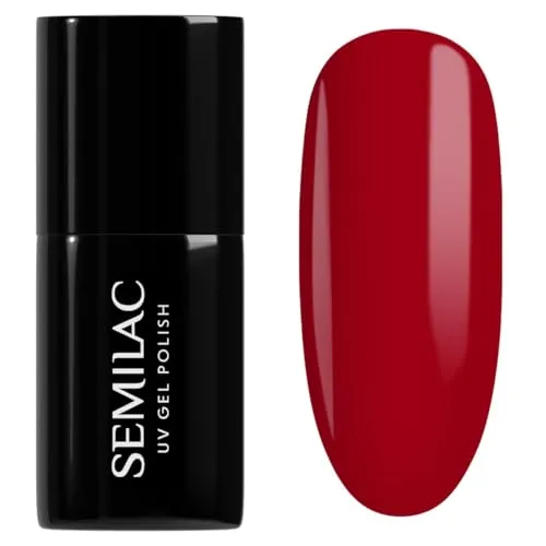 Semilac UV Nagellack 027 Intense Red 7ml Kollektion Hottie
