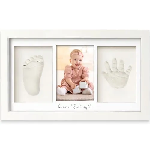 Keababies Baby Handabdruck Und Fußabdruck Set in weiß von KeaBabies