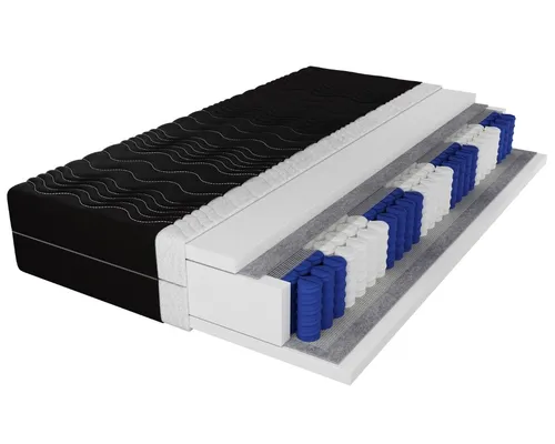 Taschenfederkernmatratze H3 – 7 Zonen 20 cm von Deine Möbel 24 - Erlebe erholsamen Schlaf mit der Taschenfederkernmatratze H3. 7 Zonen für optimale Unterstützung, ideal für ein Gewicht von 60-100 kg. Hygienisch, waschbarer Bezug und perfekte Körperanpassung für höchsten Komfort.