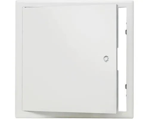 Revisionstür Softline Stahlblech verzinkt weiß RAL 9016 mit versenktem 4-Kantver