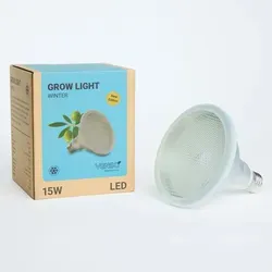 Venso E27 LED-Pflanzenlampe Winter 15 W - Pflanzenanzucht: Optimale Überwinterung von Balkon- und Terrassenpflanzen mit Vollspektrum-Licht, das Wurzelsystem stärkt und die Blätter erhält.