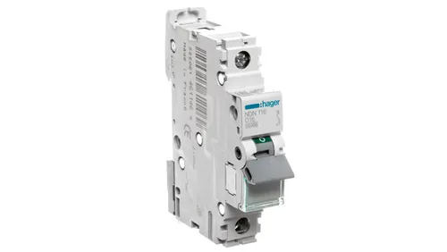 Wyłącznik nadprądowy 1P D 16A 10kA AC NDN116