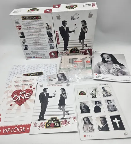 Pegasus Spiele 19011G - Deadly Dinner - Die letzte Rose - Krimidinner-Spiel für 5-7 Spieler, interaktives Erlebnis für Rätselfans, ideal für einen unterhaltsamen Abend mit Freunden und Familie.