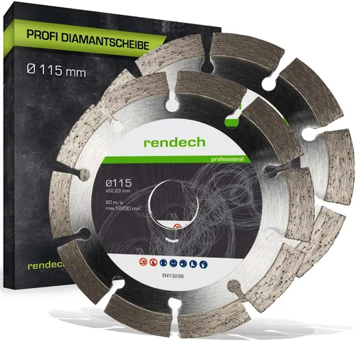 2x Diamanttrennscheibe 115 Beton Granit Stein Profi Diamant Trennscheibe 115 mm