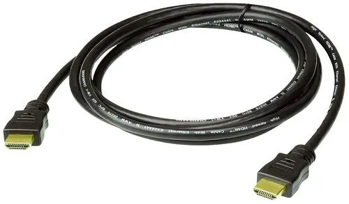 ATEN HDMI Anschlusskabel HDMI-A Stecker 1.00m Schwarz 2L-7D01H 4K UHD, Geschirmt HDMI-Kabel