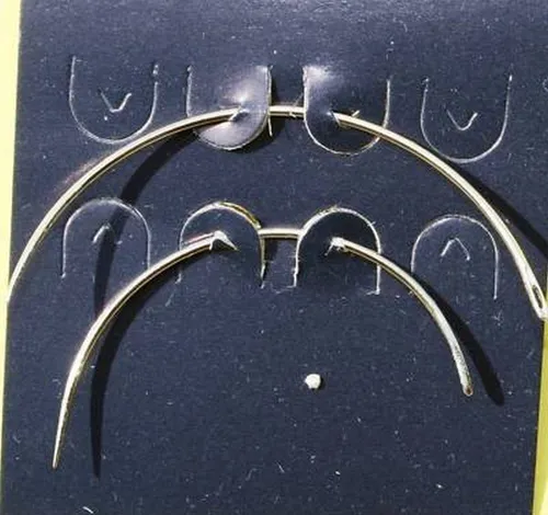 Polsternadeln gebogen 2 Stück top Qualität