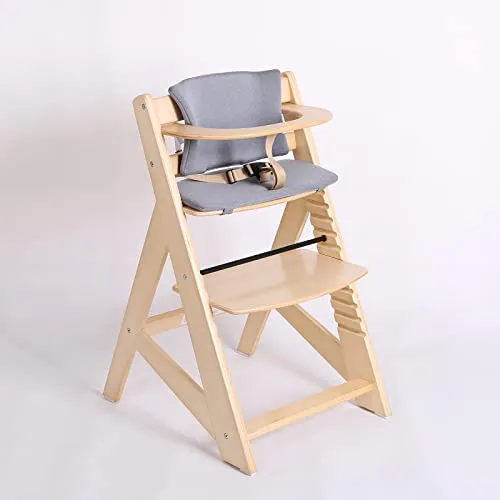 TIGGO Kinderhochstuhl aus Buchenholz, mitwachsend