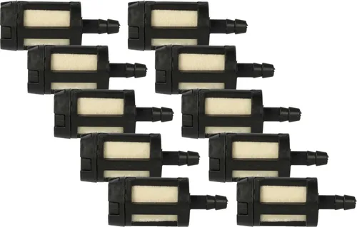 vhbw 10x Kraftstofffilter Ersatz für Zama ZF-1 für Gartengeräte z.B. Motorsäge Motorsense