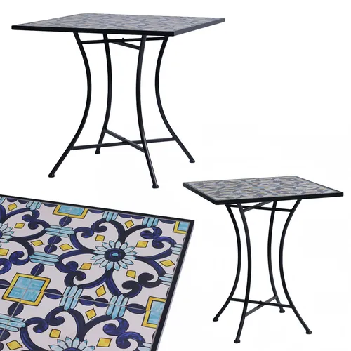 Eleganter Mosaiktisch für Garten und Balkon