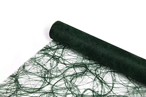 DecoHomeTextil Deco Netz Tischläufer Tischband Dekoration Deko Dunkelgrün 30 cm x 25 Meter