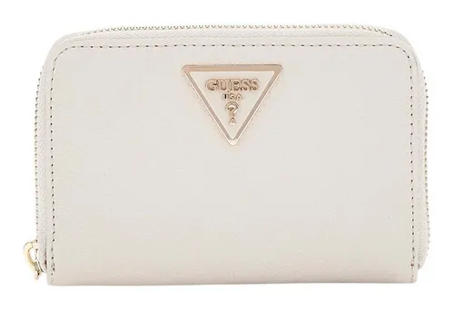 GUESS Laurel SLG Medium Zip Around Wallet Ivory in weiß von GUESS