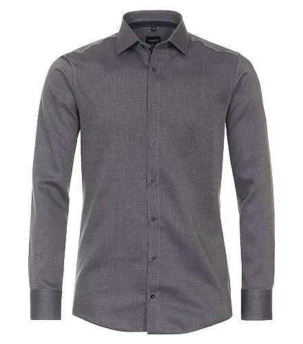 VENTI Langarmhemd 134023600 - Modern Fit in Grün - Business- & Abendmode für Herren, 100% Baumwolle, pflegeleicht und ideal für einen eleganten Auftritt im Büro oder bei besonderen Anlässen.