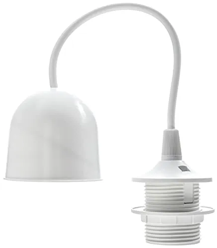 Kopp Lampenfassung Schnurpendel, weiß, 55 cm Anschlusskabel - E27 Lampenfassung mit 55 cm Anschlussleitung, ideal für individuelle Beleuchtungslösungen. Robustes Gehäuse aus weißem Kunststoff sorgt für Langlebigkeit.