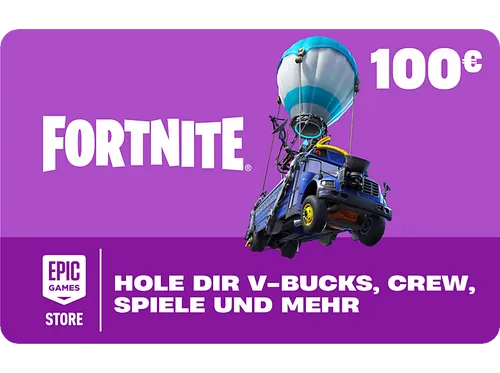 Epic Guthabenkarte 100 EUR für Fortnite