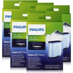 Philips CA6903/10 AquaClean Wasserfilter für Saeco Automaten (5er Pack) - Wasserfilter für Saeco und Philips Kaffeevollautomaten, sorgt für bis zu 5000 Tassen perfekten Kaffeegenuss und schützt vor Kalkablagerungen.