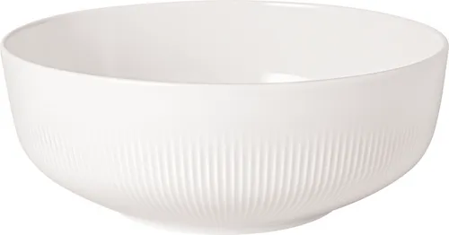 VILLEROY & BOCH Afina Salat-Servierschüssel 2,00 l - 24 cm - Elegante Servierschüssel aus hochwertigem Porzellan, perfekt für stilvolles Servieren von Salaten und Beilagen.