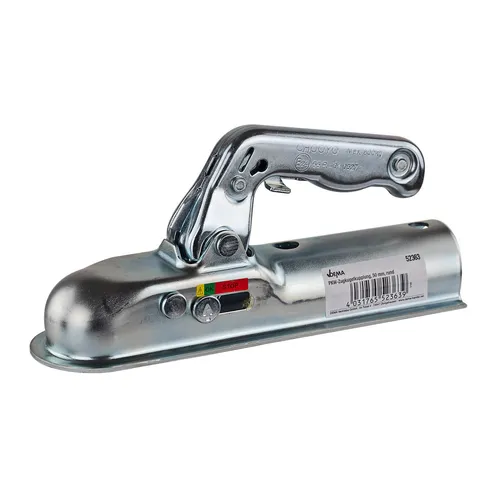 DEMA PKW Auto Anhänger Zugkugelkupplung Ø 50 mm - Kupplungsteile für PKW, robust aus verzinktem Stahlblech, mit einer Anhängelast von bis zu 800 kg für sicheres Ziehen von Anhängern.