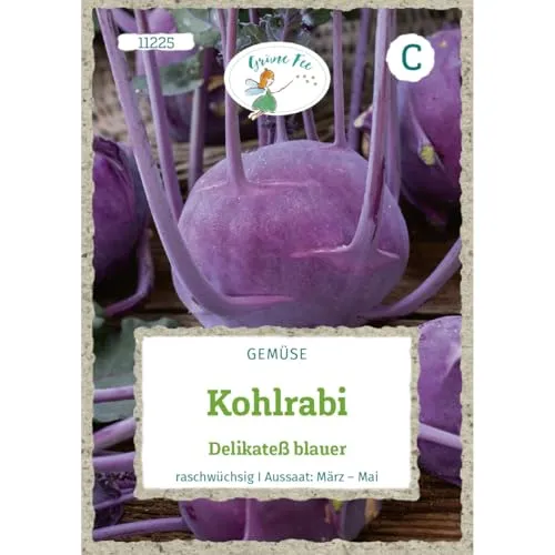 Grüne Fee - Kohlrabi Delikateß blauer Samen - 11225