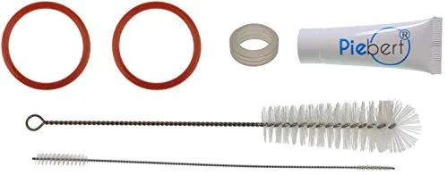 Pflegeset 200916 für DeLonghi Kaffeevollautomaten - Entkalkung & Reinigung für Kaffee- & Espressomaschinen: 6-teiliges Pflegeset mit Dichtungen, Bürsten und QR-Code Anleitung für eine gründliche Pflege Ihrer Maschine.