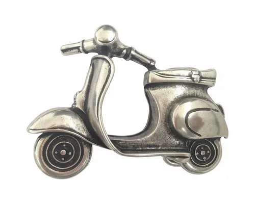 BELTINGER Gürtelschnalle Scooter 4,0 cm in silber von BELTINGER