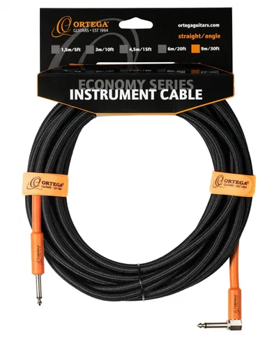 Ortega OECI-30 Economy Series Instrumentenkabel - 9m / 30ft | Neu