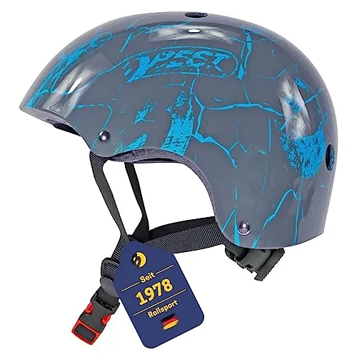 Best Sporting Skaterhelm - Hochwertiger Fahrradhelm für Kinder, Jugendliche und Erwachsene in Größe M - Fahrradhelme mit optimalem Schutz dank schlagfester ABS Außenschale und stoß-absorbierendem EPS Material. Stufenlos verstellbar für perfekten Sitz beim Skaten und Radfahren.