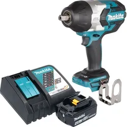 Makita DTW 1004 RM1 Akku Schlagschrauber 1050 Nm - Akkuschrauber mit 1050 Nm Drehmoment, bürstenlosem Motor für langlebige Leistung, ideal für schwere Verschraubungen im Bau- oder Kfz-Bereich.