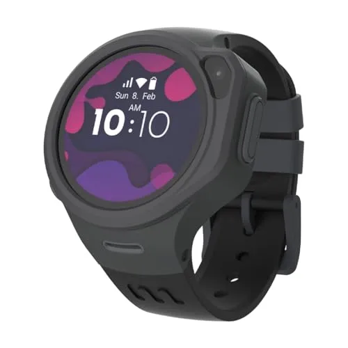 myFirst Fone R1c Kinder-Smartwatch in Grau - Smartwatch für Kinder mit GPS-Tracking, Anruffunktion und Schulmodus – ideal für Sicherheit und Kommunikation.