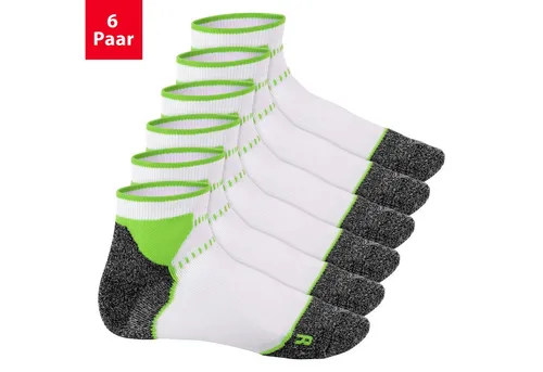 Footstar Sportsocken Damen & Herren Funktions Sport Socken (6 Paar) Laufsocken