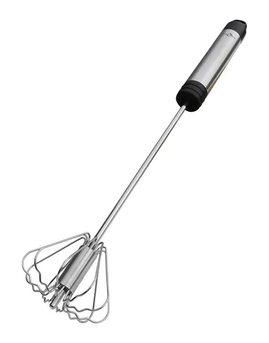 Quirllbesen Dreh-Automatik Schneebesen Milchschäumer Rührbesen Kückenprofi 38 cm