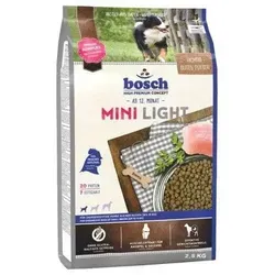 BOSCH Mini Light 2,5kg - Diätfutter für übergewichtige Hunde kleiner Rassen, neue Rezeptur mit Überraschung und 3% Rabatt für Stammkunden
