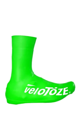 VeloToze Tall 2.0 Fahrradüberschuhe in Grün, Größe S - Wasserdichte und winddichte Fahrradüberschuhe für optimalen Wetterschutz. Ideal für Radfahrer, die auch bei schlechtem Wetter aktiv bleiben möchten.
