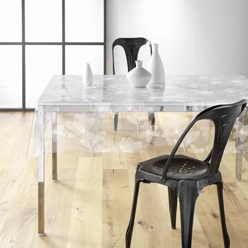 Douceur d'Intérieur Danela Tischdecke, transparent (140 x 240 cm)