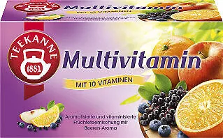 Teekanne Früchtetee Multivitamin 20x3g von Teekanne