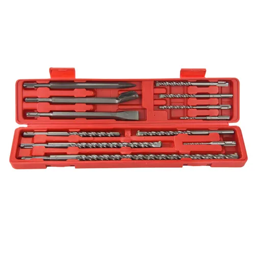 SDS-Plus Bohrer- und Meißelset Bohrerset Bohrer Meißel Satz Set 12tlg. im Koffer