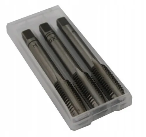 Gewindebohrer Gewindeschneider mit metrischer Regelgewinde 3-tlg M-8 DIN352