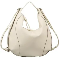 Tom Tailor Damenrucksack Malia Backpack L offwhite - Handtaschen: Stilvoller Rucksack aus weichem Kunstleder mit verstellbaren Trägern und viel Stauraum für den Alltag.