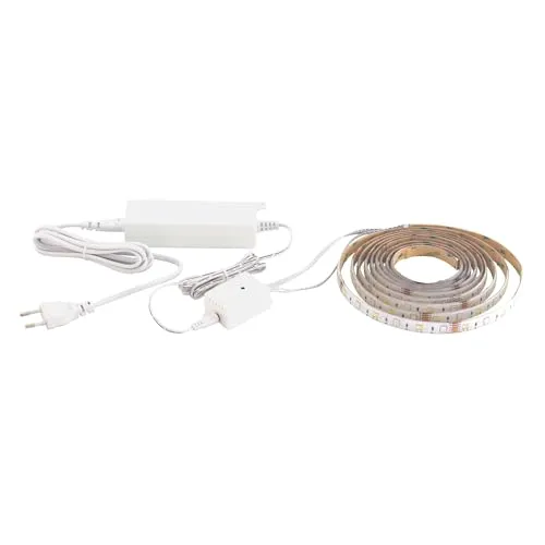 EGLO connect LED Band 5m STRIPE-C - Smart Home RGB Leuchtband - LED Streifen, selbstklebend und kürzbar, mit über 16 Millionen Farben und dimmbar. Ideale dekorative Beleuchtung für Wohnräume, steuerbar über App oder Fernbedienung.