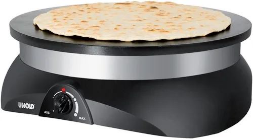 UNOLD Profi 48155 Crêpes-Maker - 1.250 W, stufenlose Temperatureinstellung und Antihaftbeschichtung für perfekte Crêpes zuhause