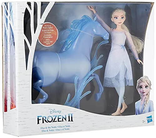 Hasbro E5516EU4 Die Eiskönigin ELSA Puppe und Nokk Figur, inspiriert durch den Film Die Eiskönigin 2