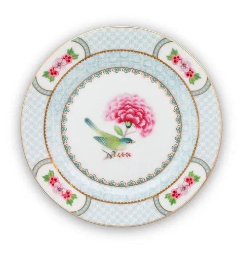 Pip Studio Gebäckteller Blushing Birds | weiss